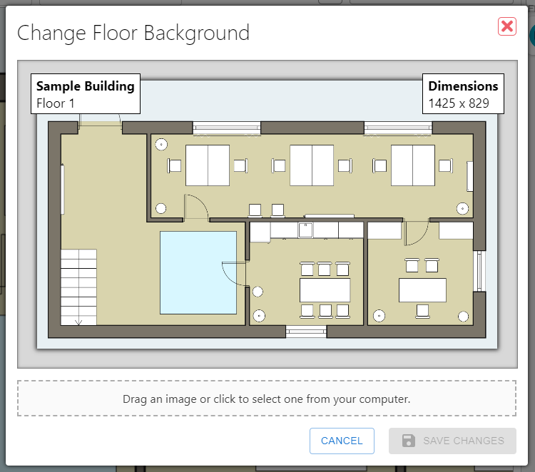 Change floor image menu