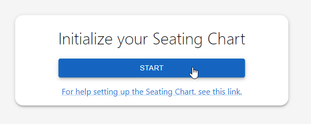 Screenshot of initializing the chart